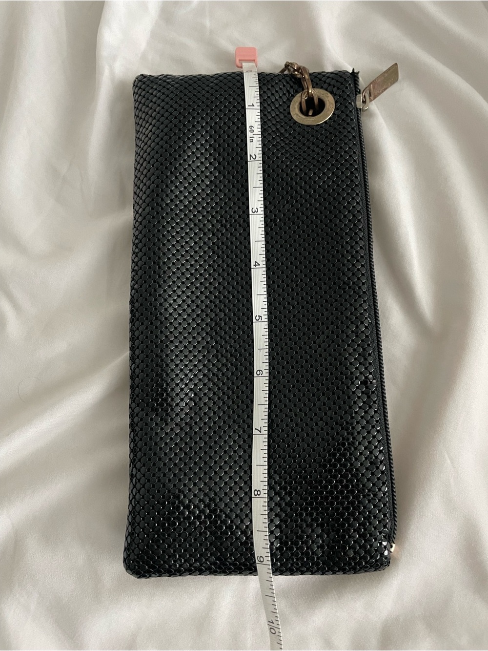 Chain Wristlet Evening Clutch | Black - Picture 10 of 10